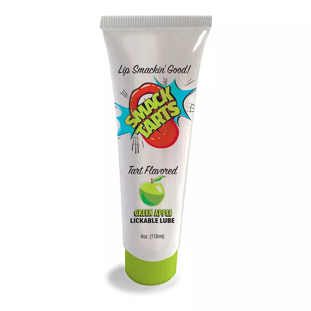 Smack Tarts Lickable Sour Green Apple Lube 4 oz.