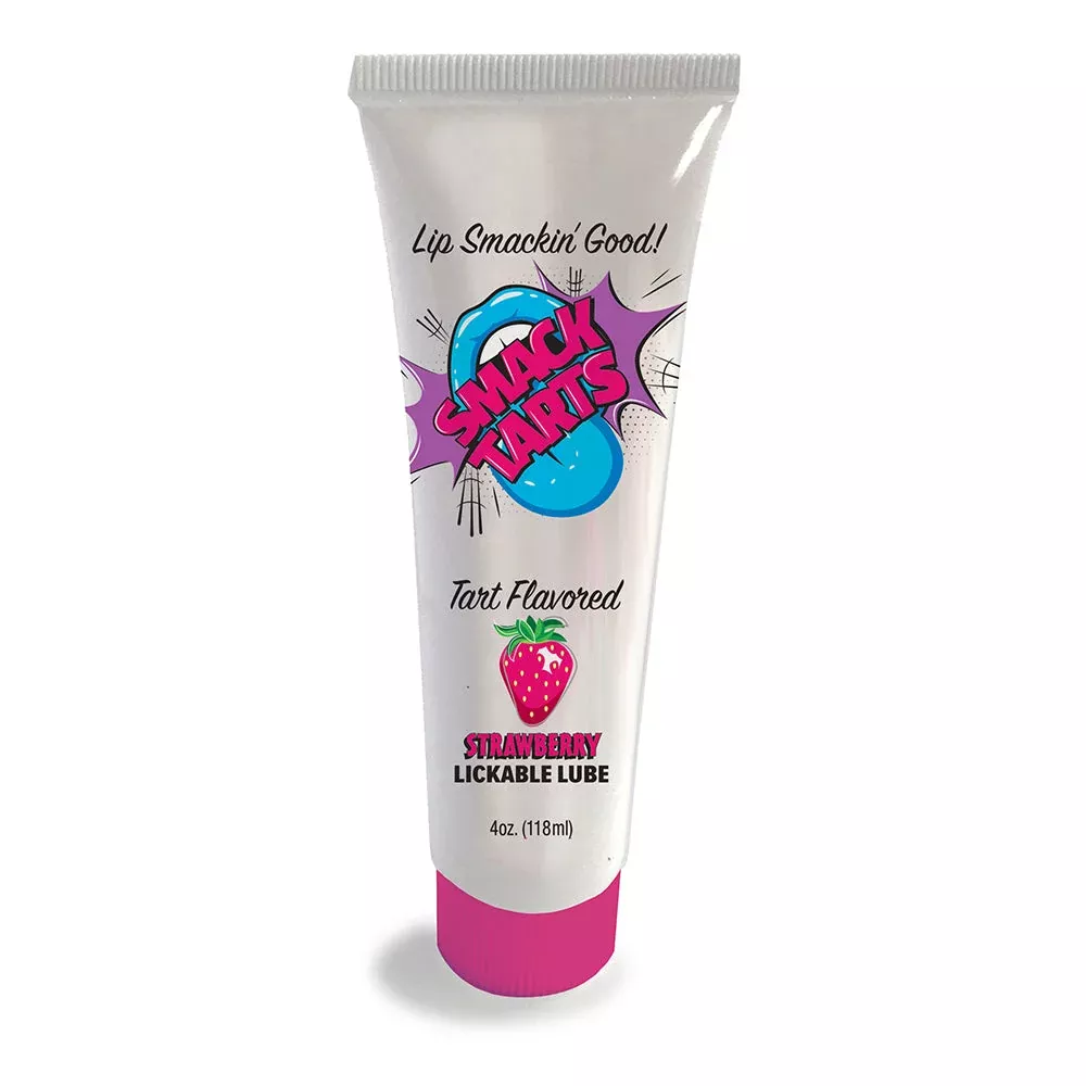 Smack Tarts Lickable Sour Strawberry Lube 4 oz.