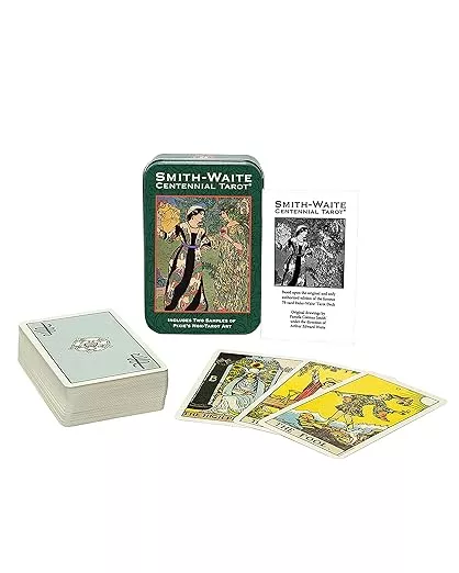 Smith-Waite Centennial Tarot Deck in a Tin