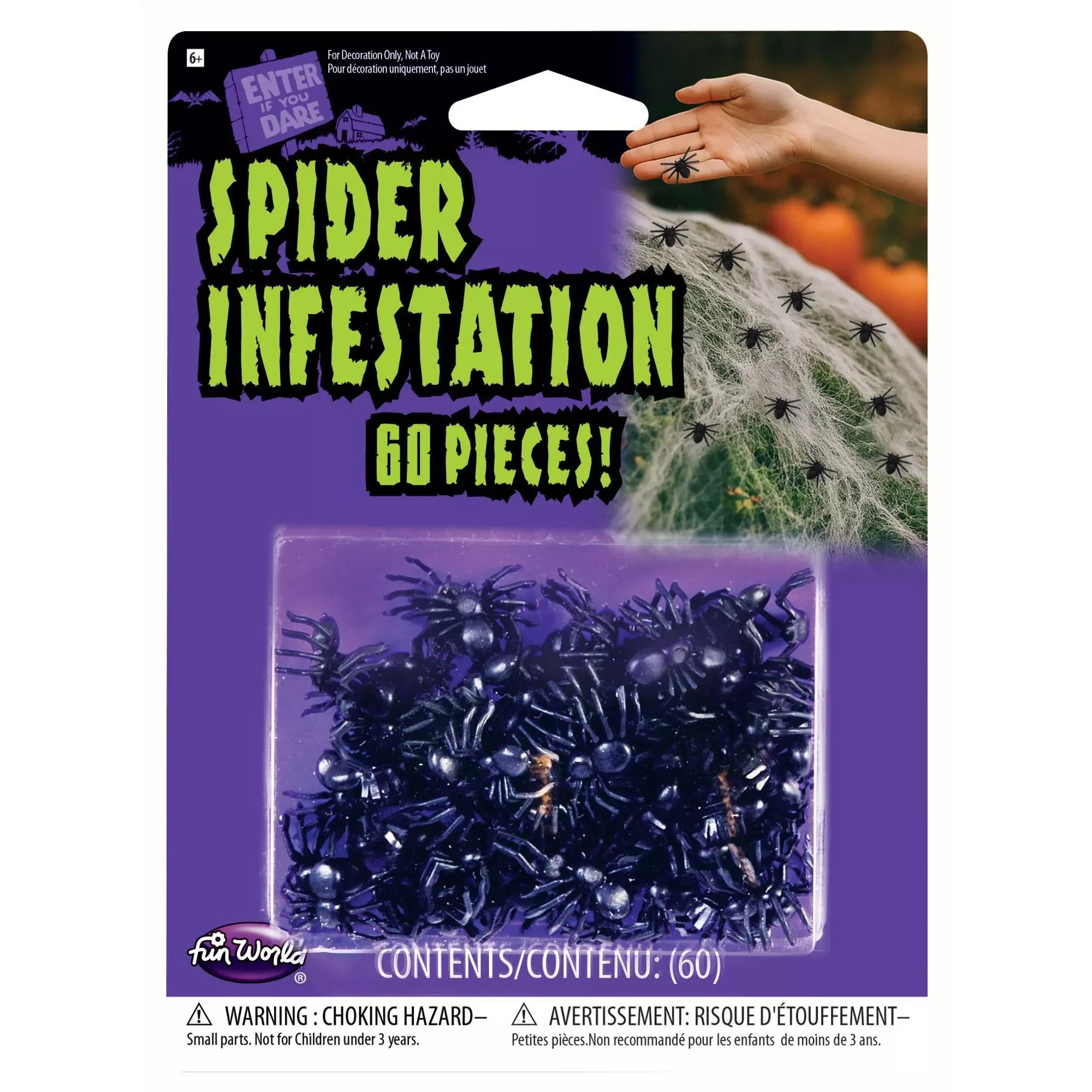 Spider Infestation - 60 Spiders
