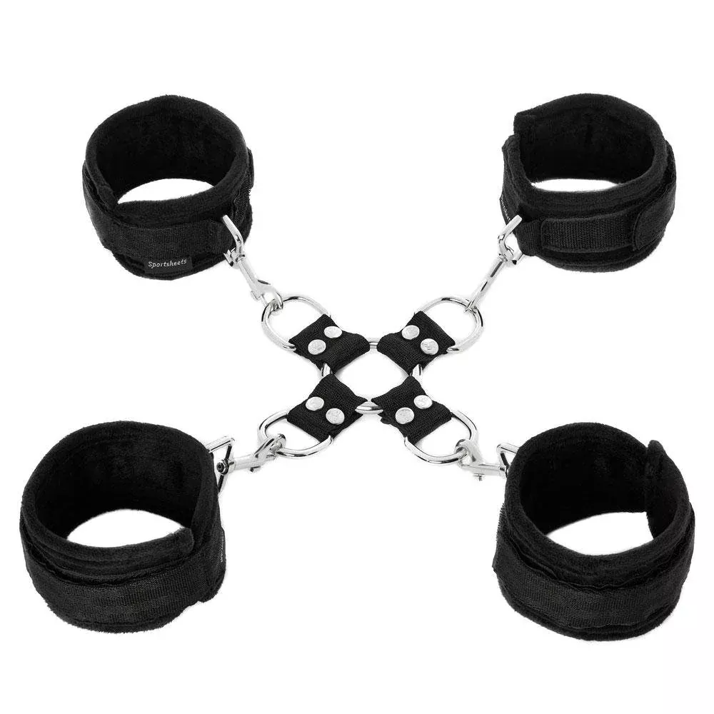 Sportsheets Premium 5 Piece Hog Tie and Cuff Set