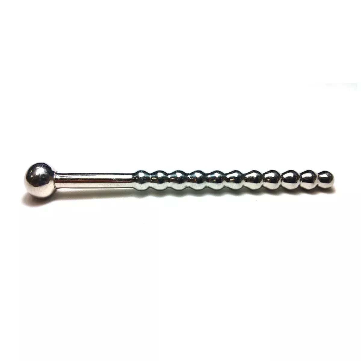 Stainless Steel Beaded Urethral Sound with Stopper