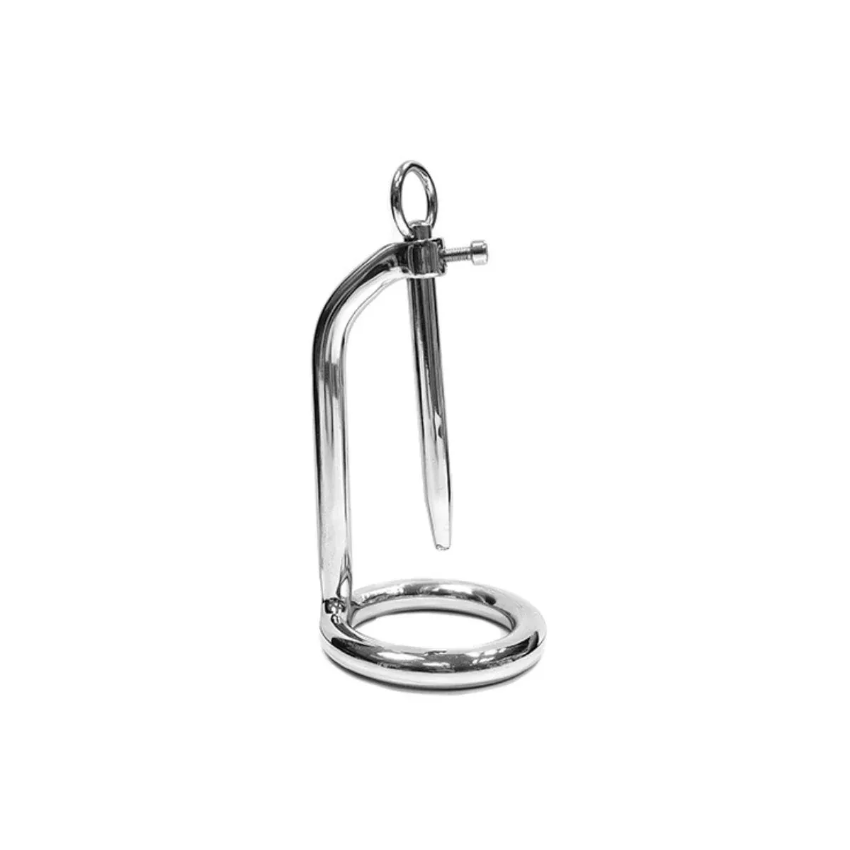 Stainless Steel Chastity Ring & Urethral Probe 45mm