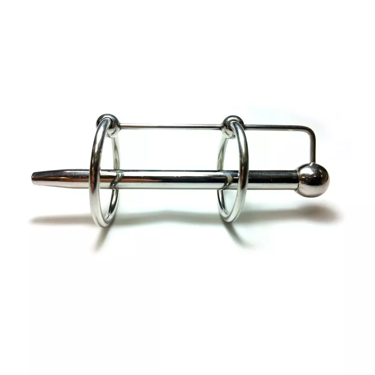 Stainless Steel Double Ring Urethral Probe