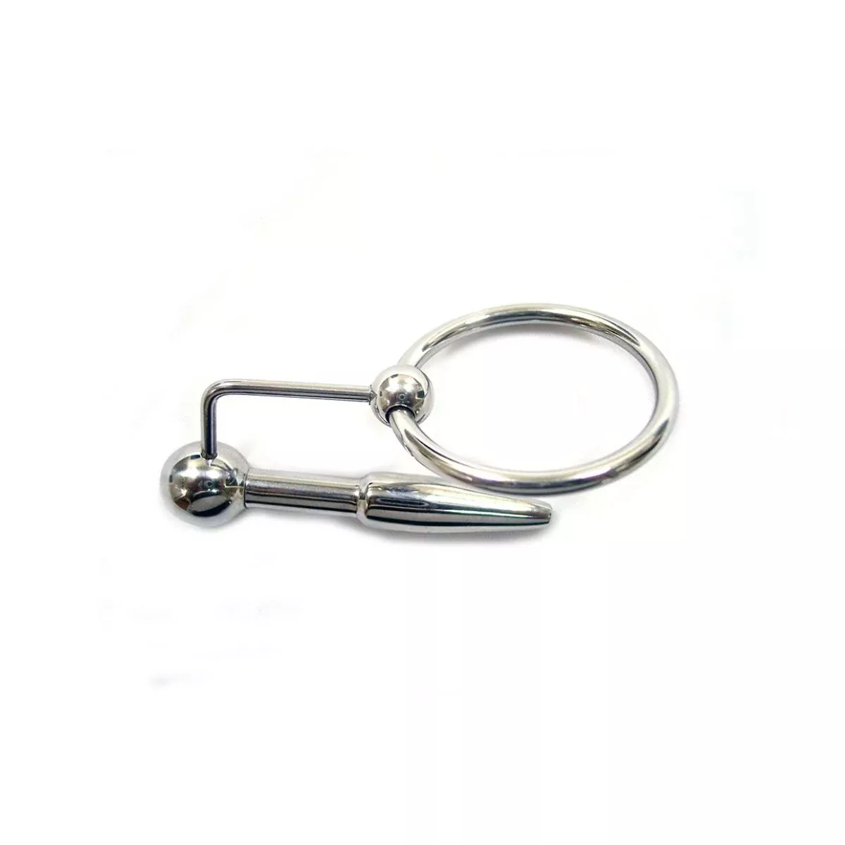 Stainless Steel Urethral Plug & Cock Ring