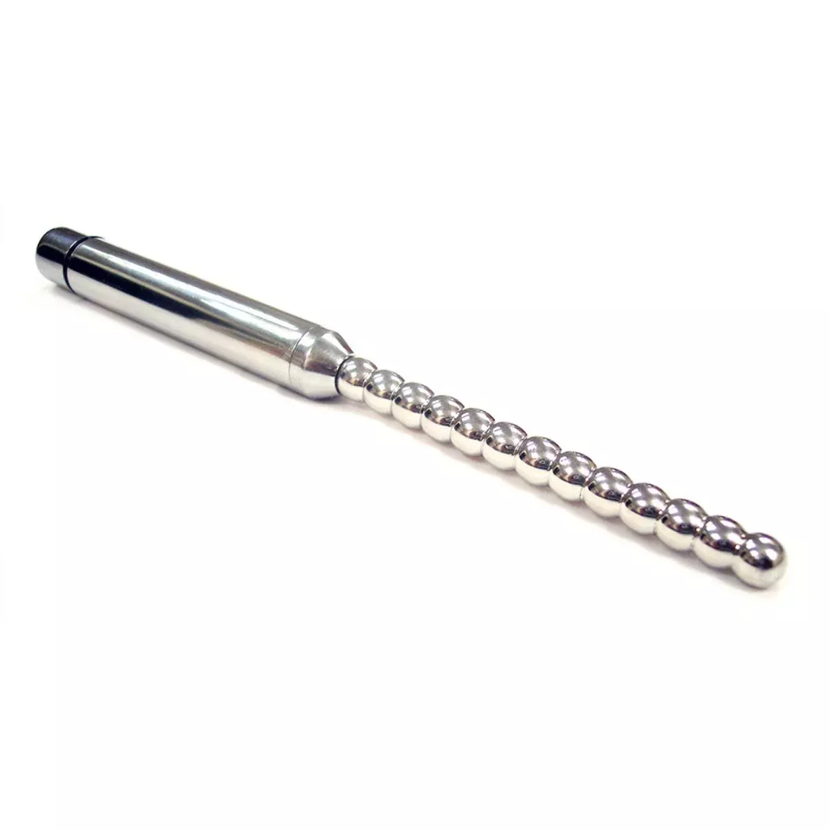 Stainless Steel Vibrating Ribbed Urethral Probe