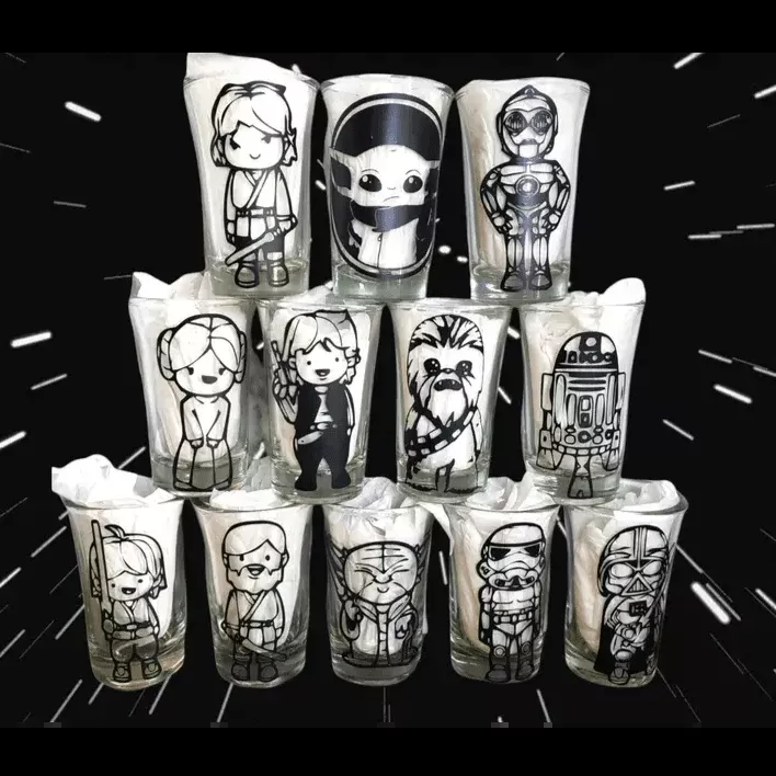 Star Wars Inspired Shot Glass Set