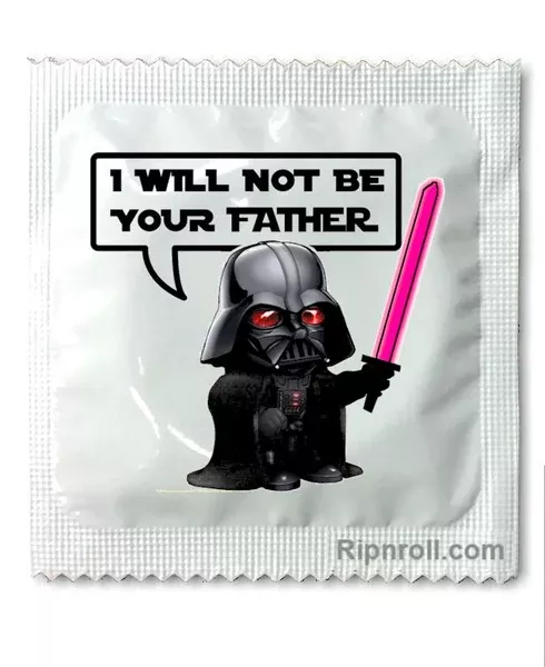 Star Warz Condoms - I will not be your Father