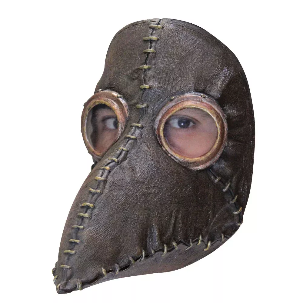 Steampunk Stitched Plague Doctor Mask