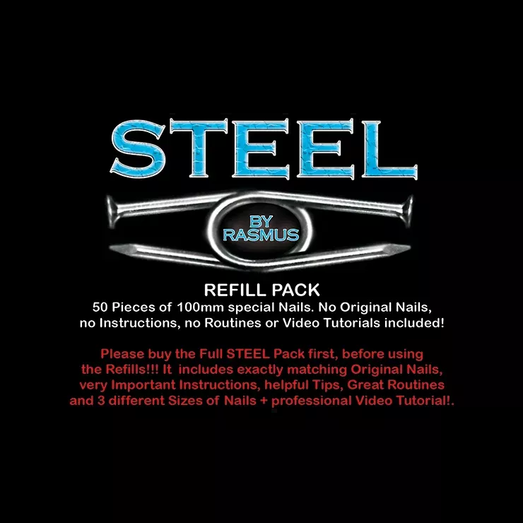 STEEL Refill Nails 50 ct. (100mm) by Rasmus
