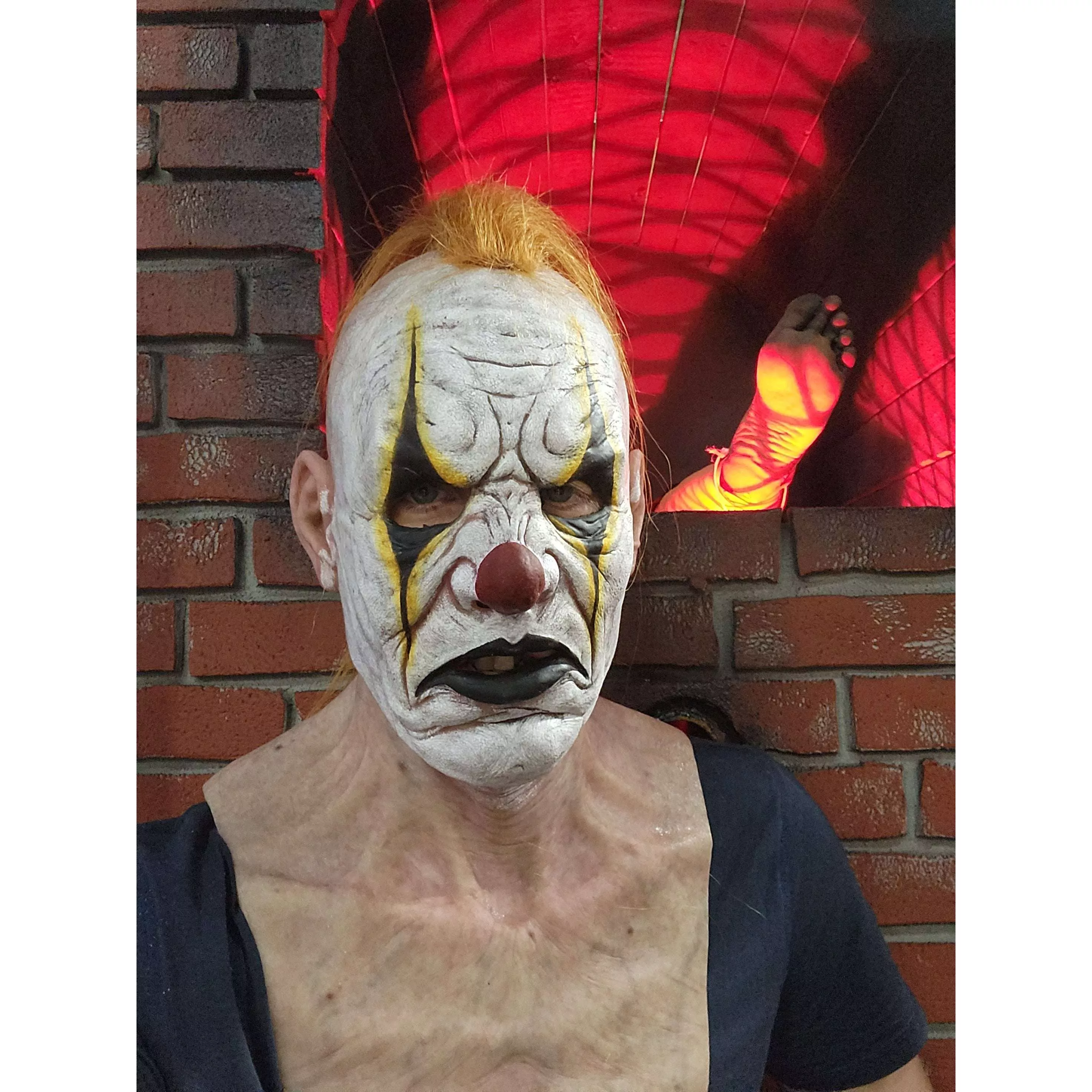 Stinky The Clown Silicone Mask with Mohawk