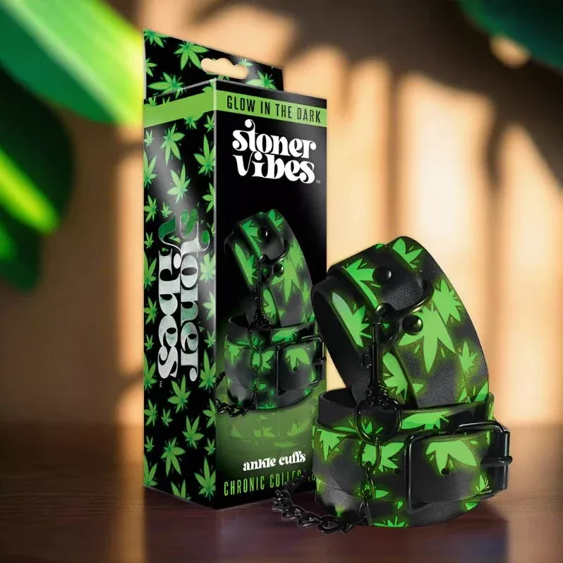 Stoner Vibes Chronic Collection Glow in the Dark Ankle Cuffs