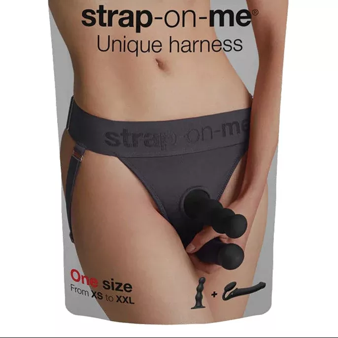 Strap On Me Harness Lingerie Unique-Grey One Size