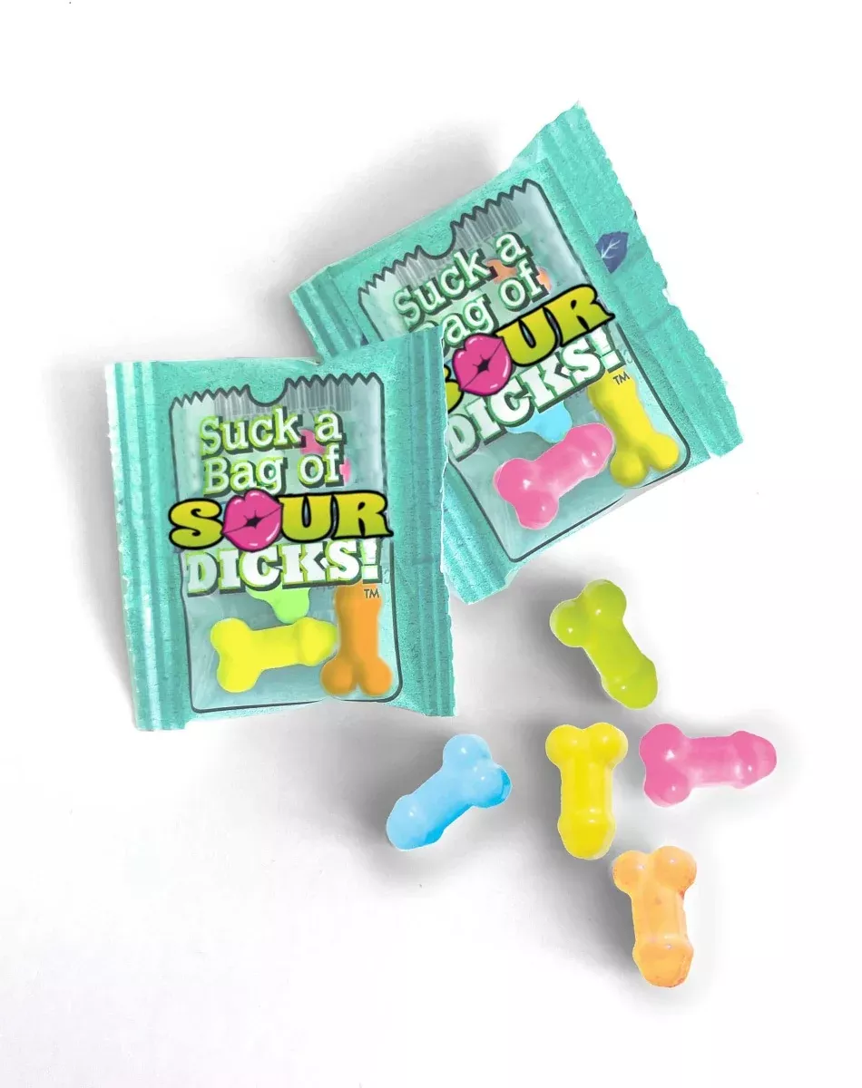 Suck A Bag Of Sour Dicks! Candy Bag 25pk