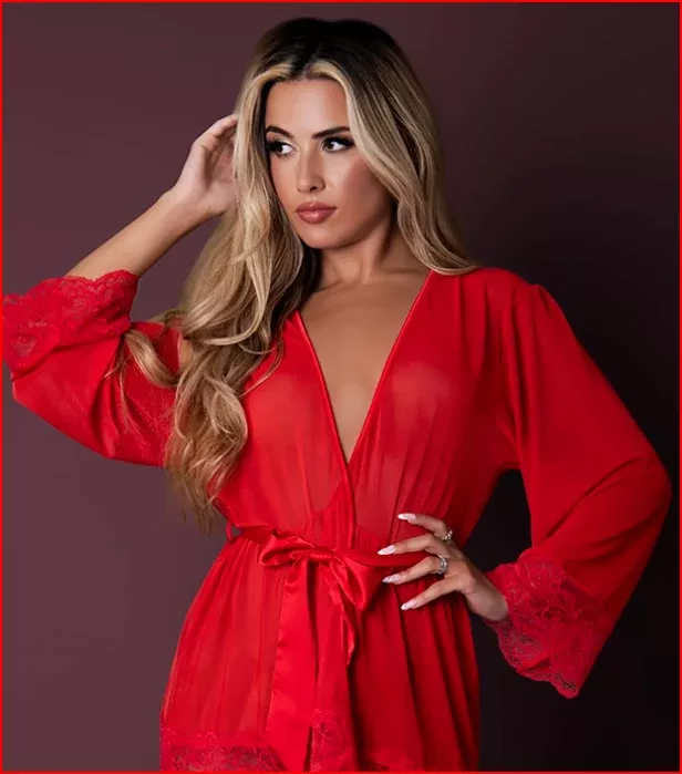 Sugar High 3/4 Sleeve Robe