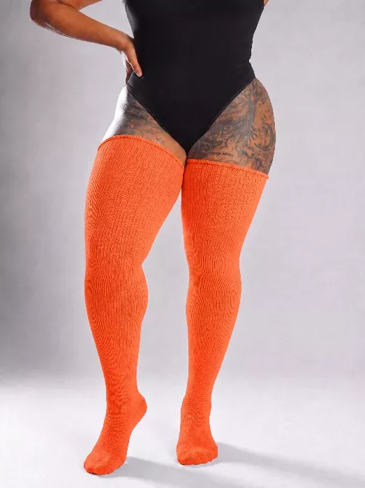 Sunset Embrace Thigh High Socks