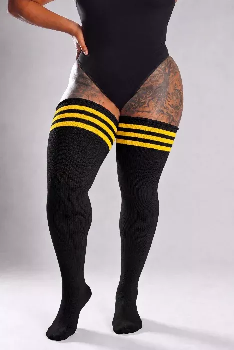 Sunset Horizon Thigh High Socks