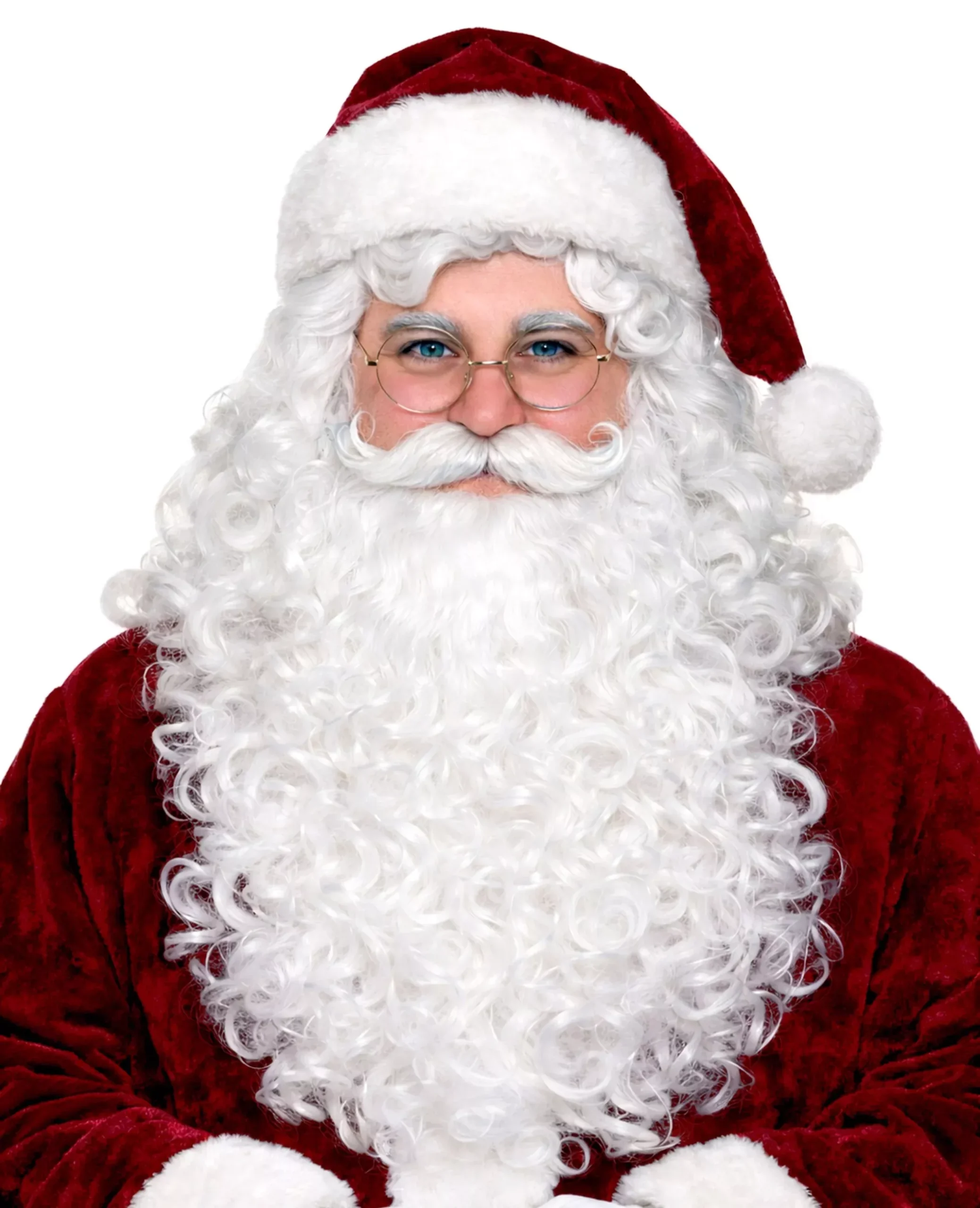 Super Curly Santa Wig & Beard Set