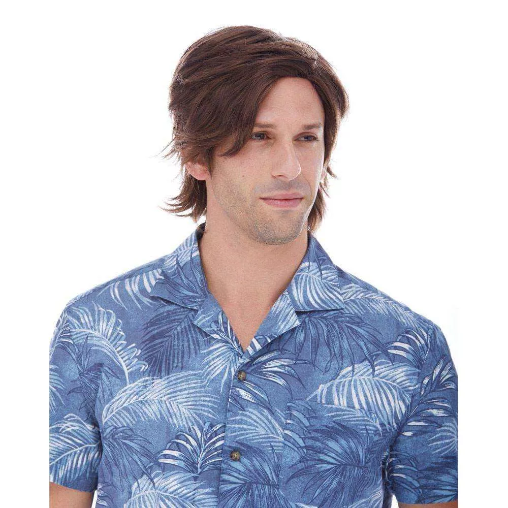 Surfer Dude Short Mid-Length Wig