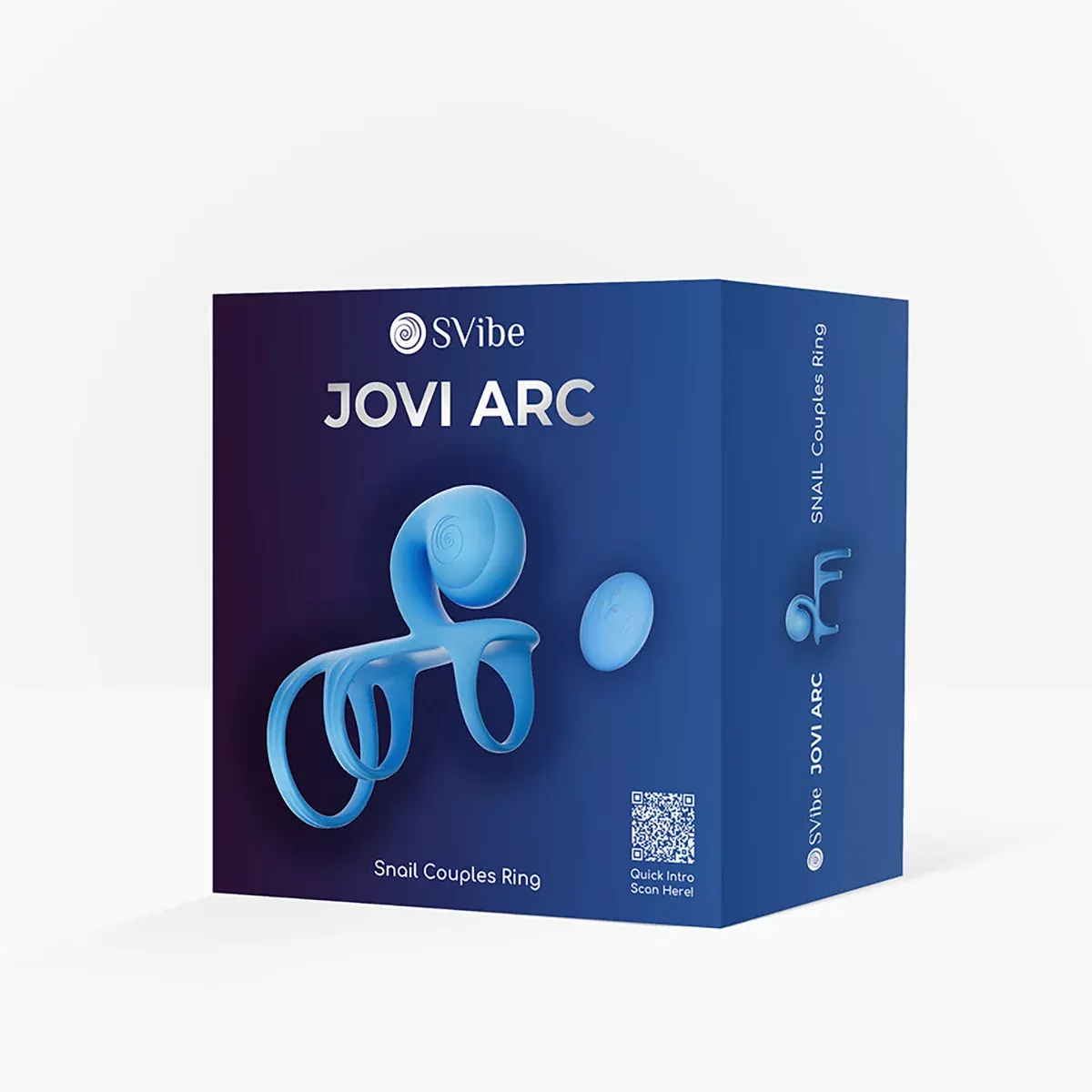 SVibe Snail JOVI Arc Couples Ring Blue
