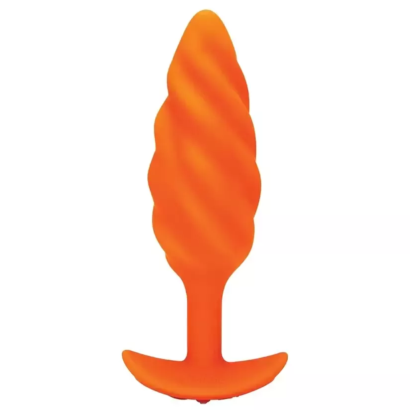 Swirl Texture Plug-Orange