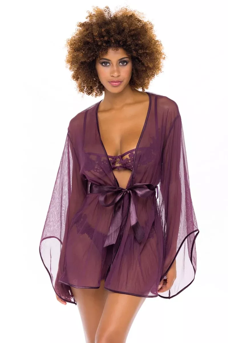 Sydney Short Mesh Robe