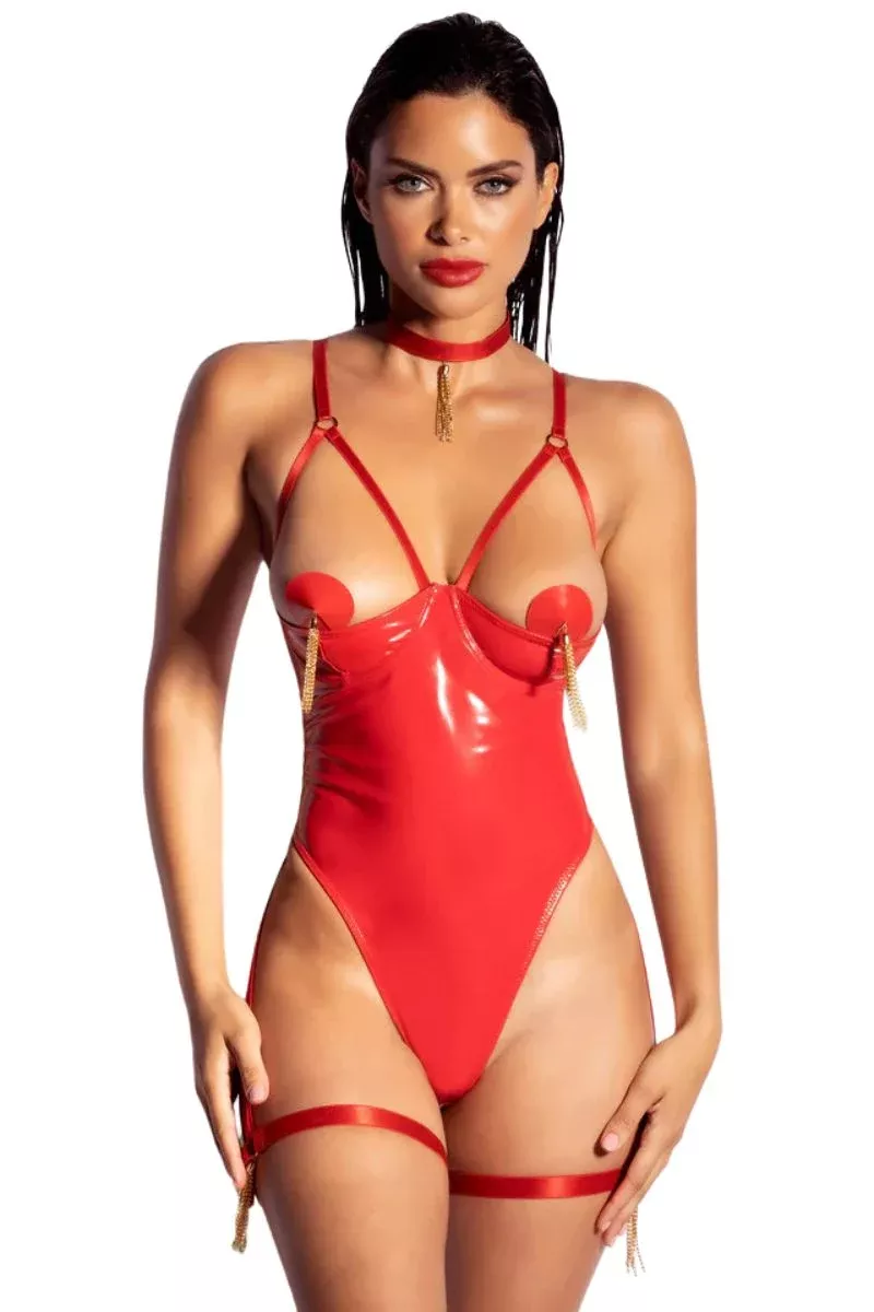 Teddy Fetish with Nipple Covers