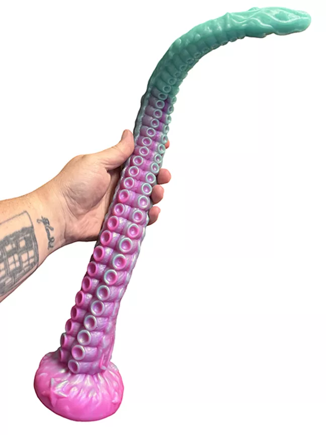 Tenta Silicone Dildo with Harness