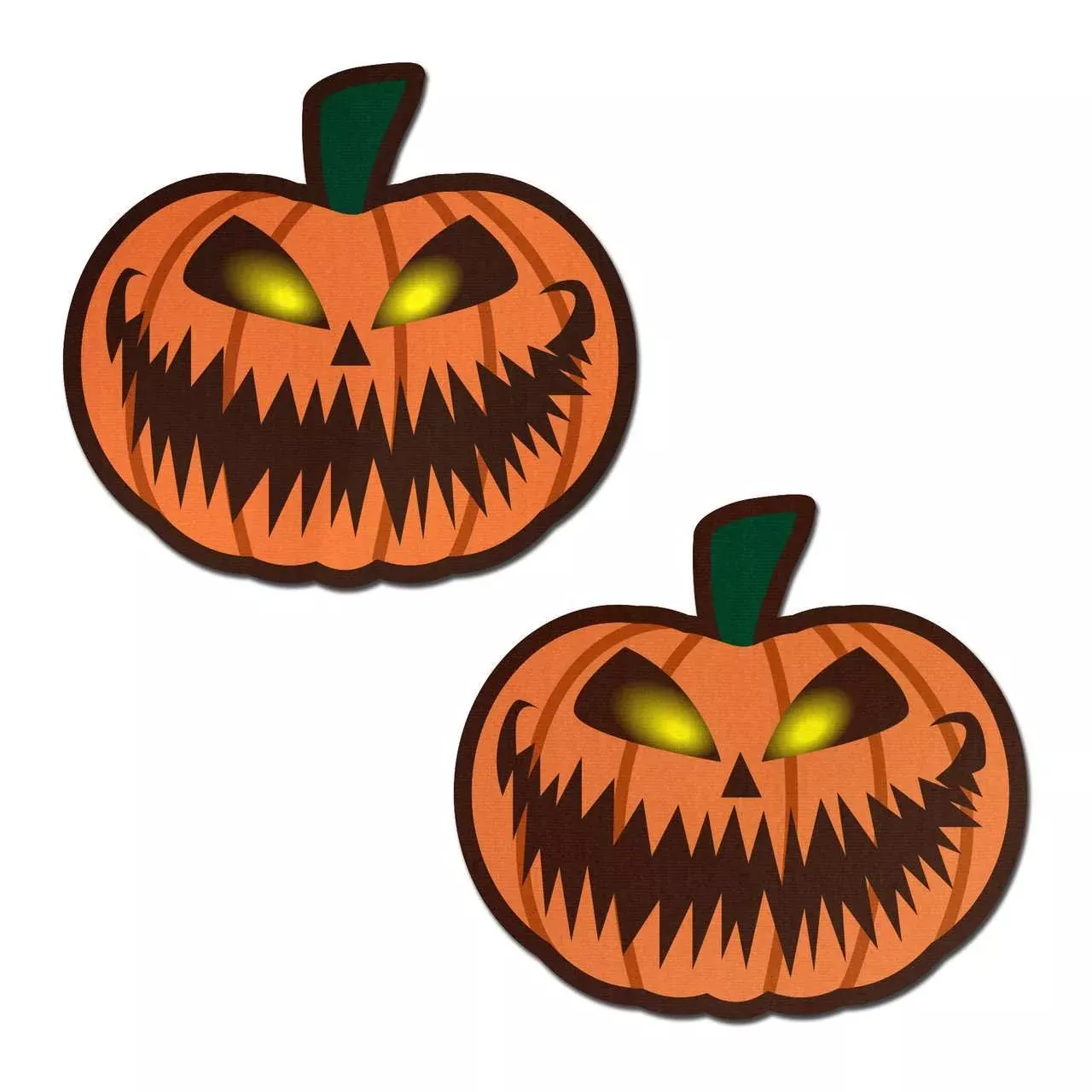 Terrifying Jack O' Lantern Pumpkin Nipple Pasties