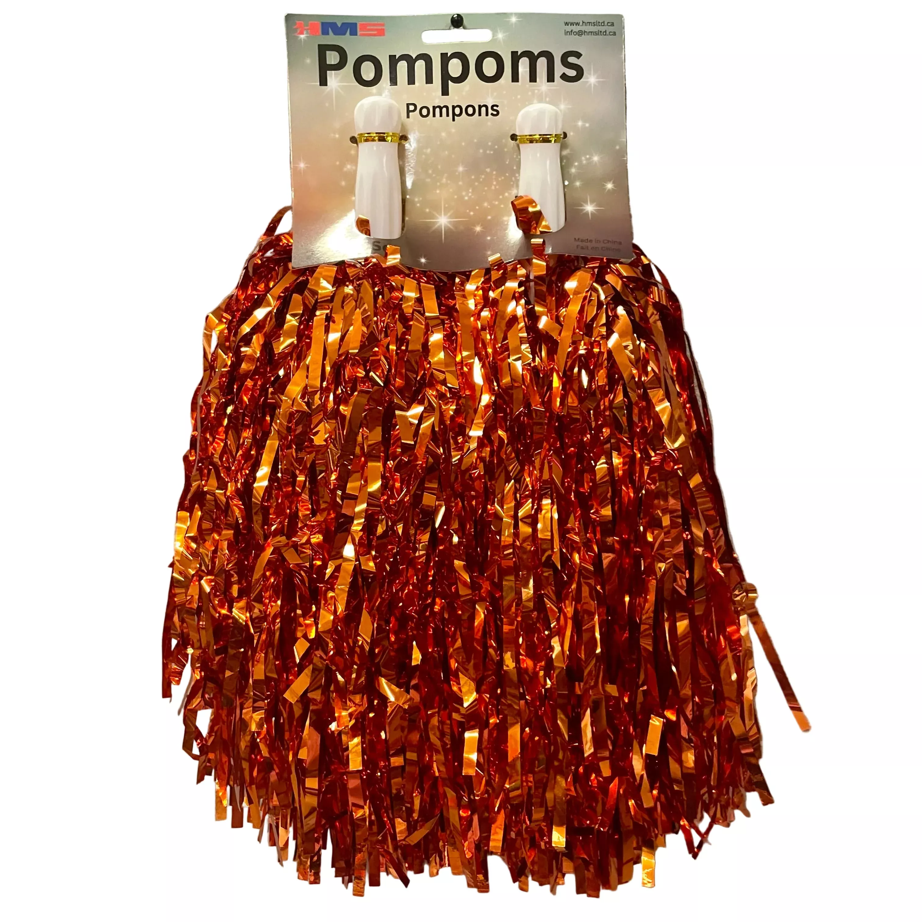 Thick Metallic Pom Poms Set