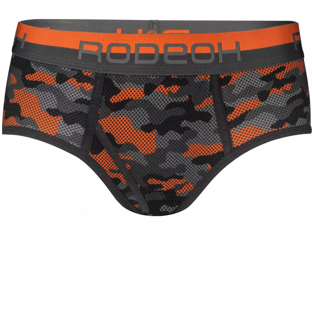 Top Loading Brief Packing Underwear - Orange Camo