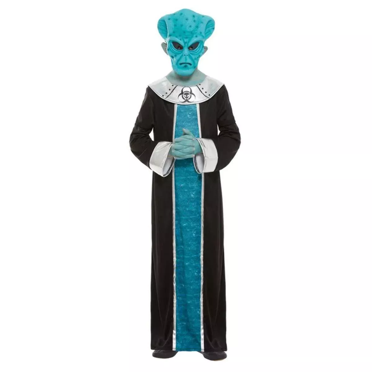 Toxic Blue Hazard Alien Child Costume w/ Matching Mask