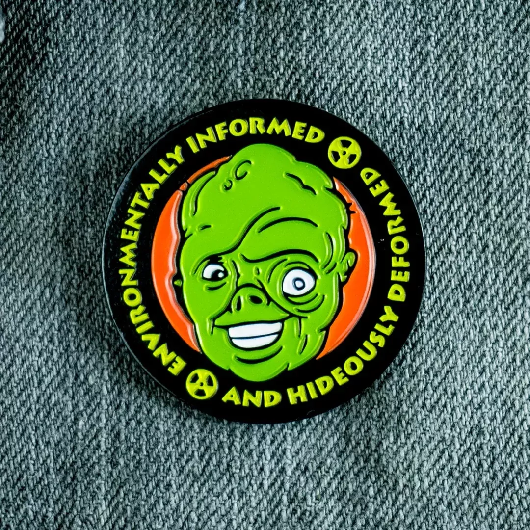 Toxic Crusaders: Environmentally Informed Enamel Pin