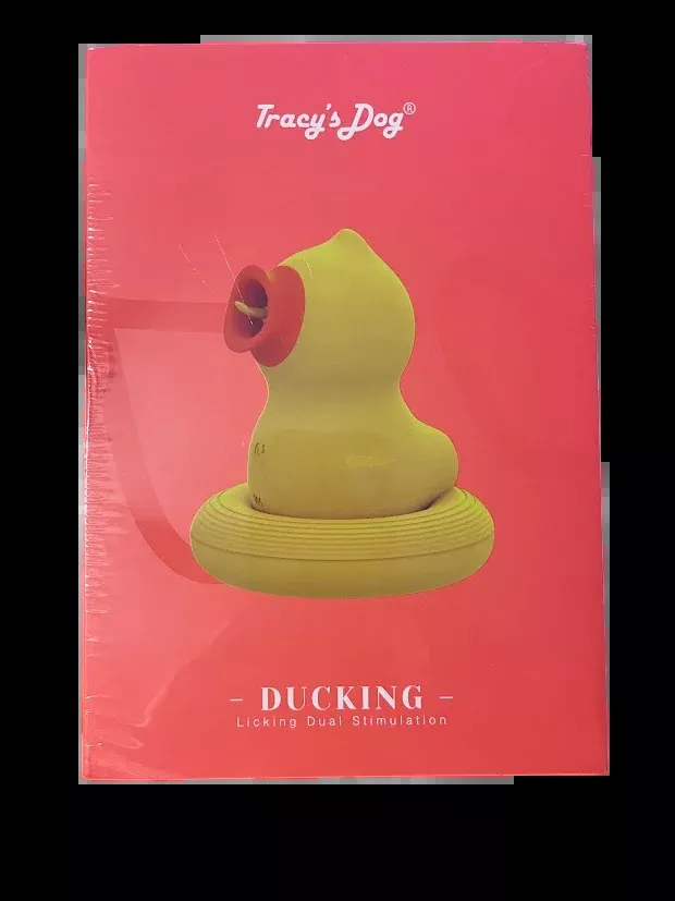 Tracy's Dog DucKing Sucking & Licking Rubber Duck Vibrator