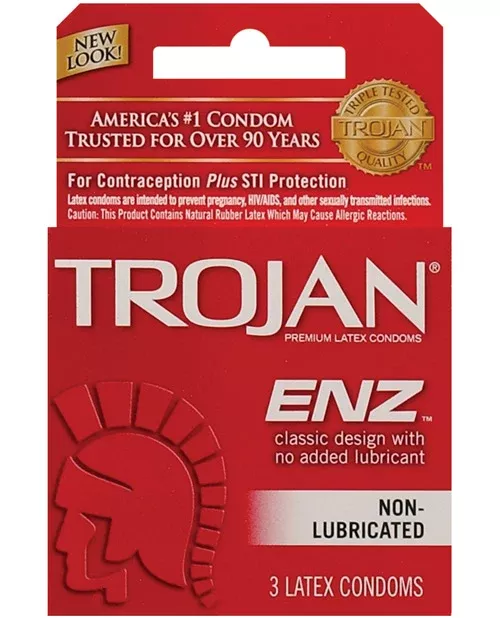 Trojan Enz Non-Lubricated - 3 pack