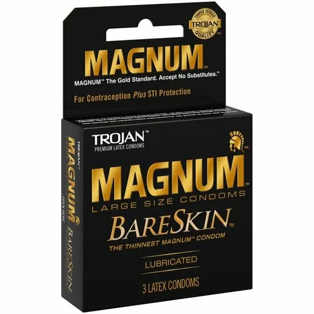 Trojan Magnum Bareskin 3pk