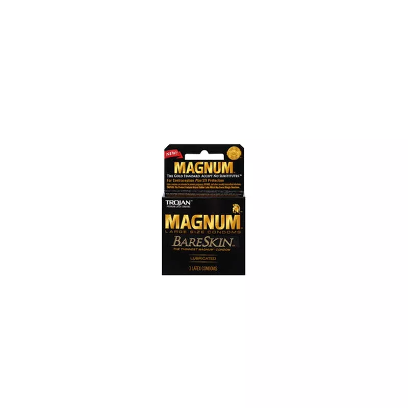Trojan Magnum Bareskin Condoms 3pk