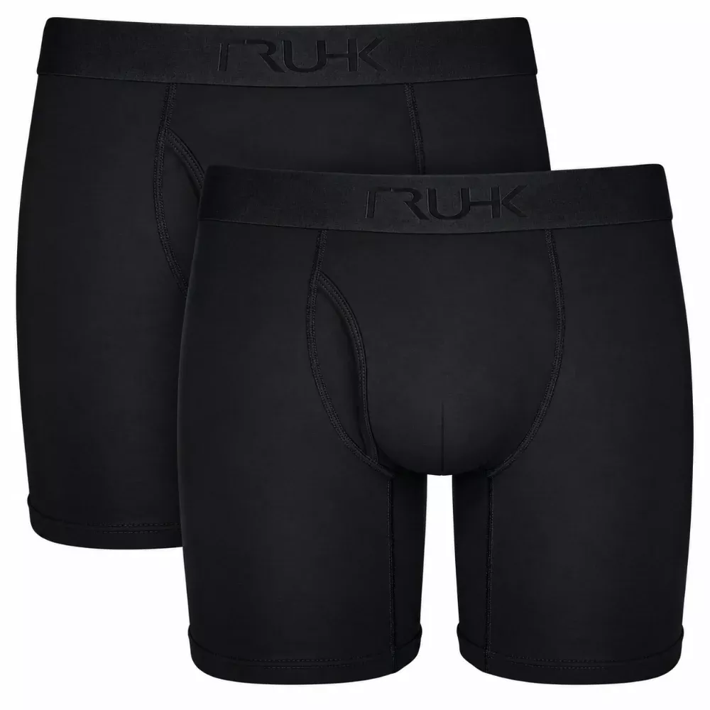 TRUHK Classic Boxer STP/Packing Underwear - Side Opening 2 Pack - Black - Multipack