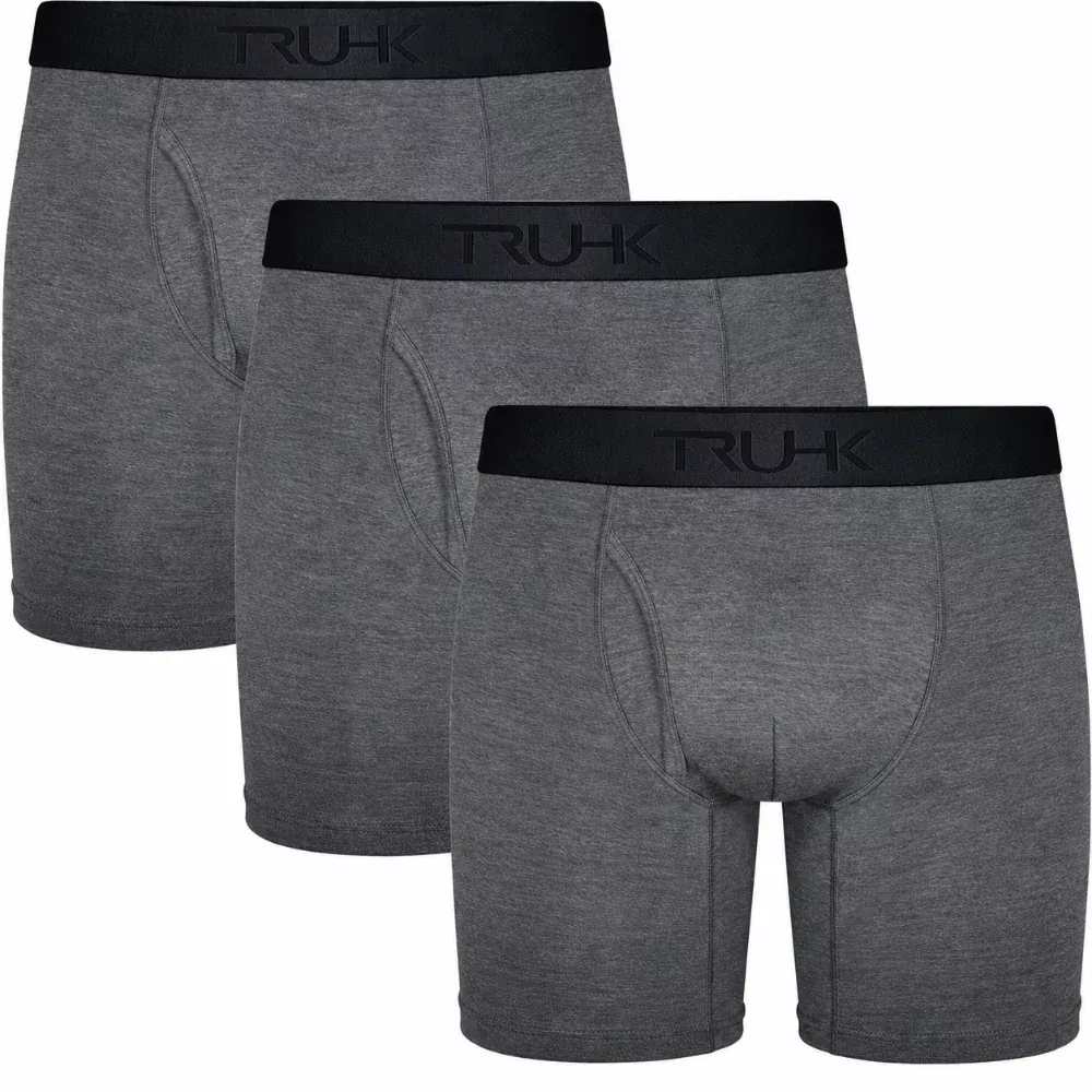 TRUHK Classic Side Opening STP/Packing Boxer 3 pack - Gray - Multipack