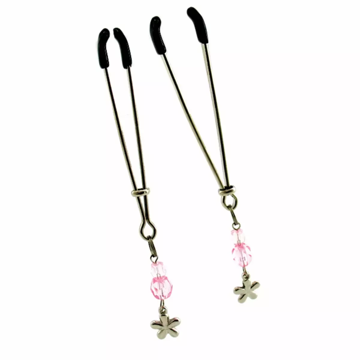 Tweezer Clamps Pink Flower