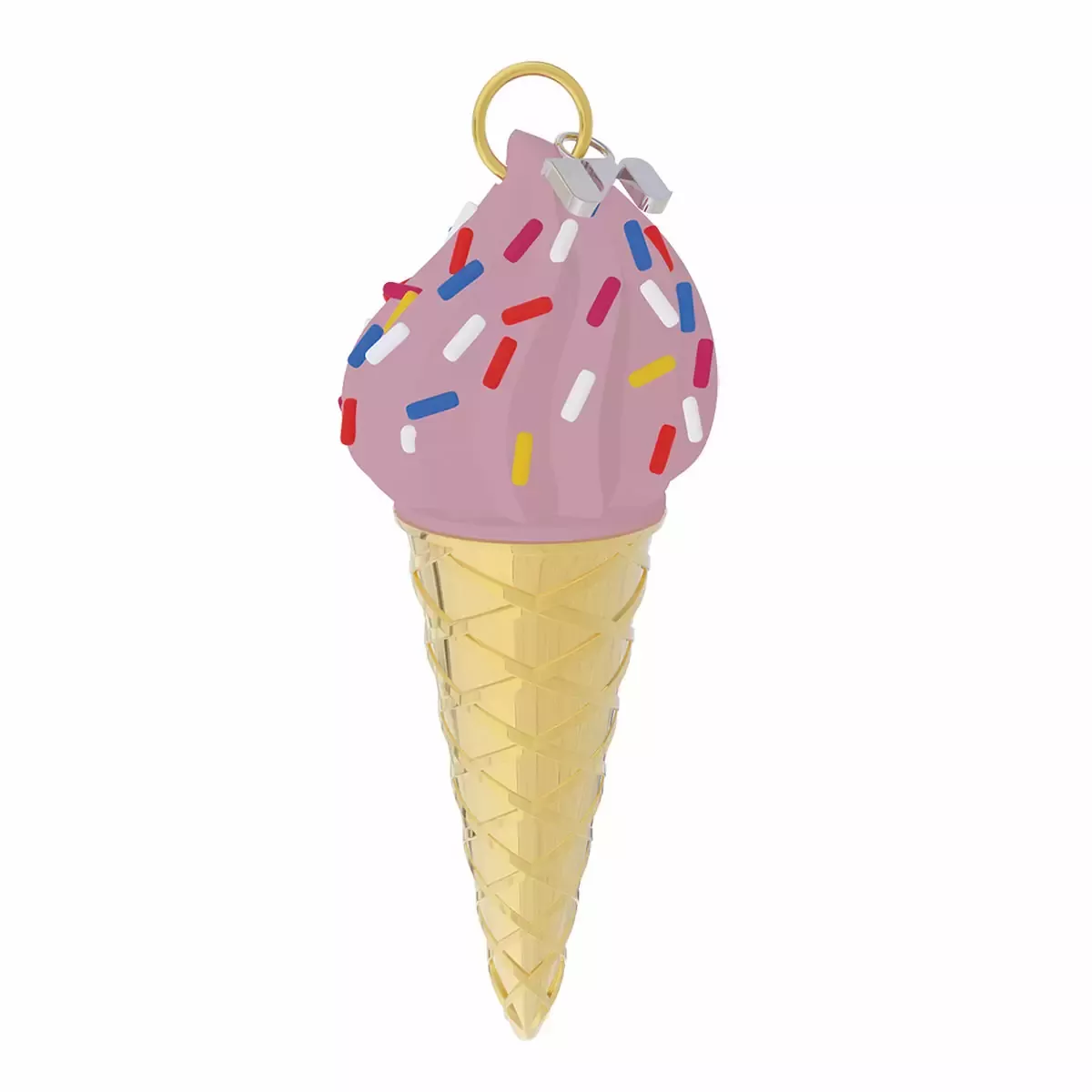 Twiggy Ice Cream Vial Keychain