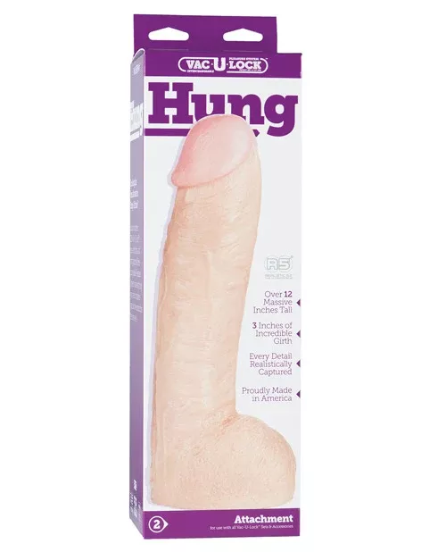 Vac-U-Lock 12.5" Hung Attachment - White