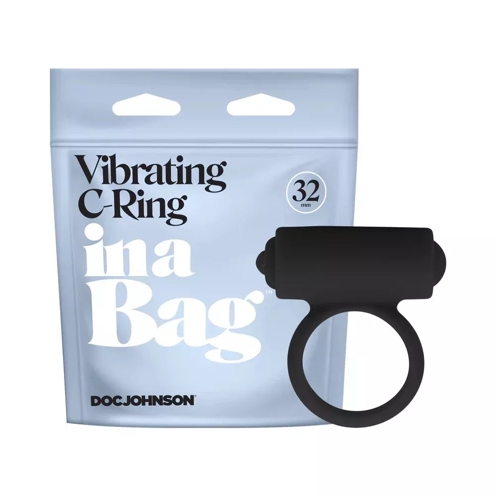 Vibrating C Ring In A Bag - Black