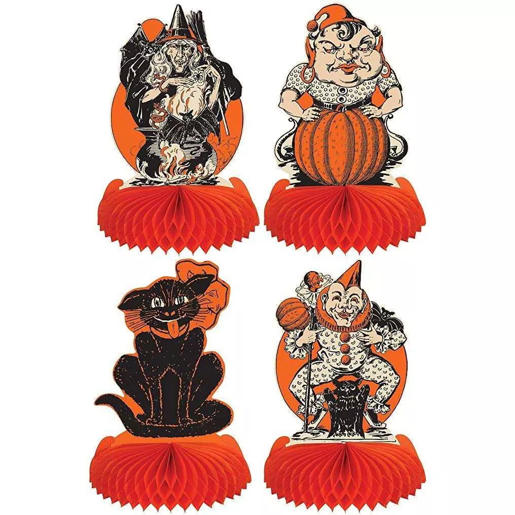 Vintage Halloween Centerpieces