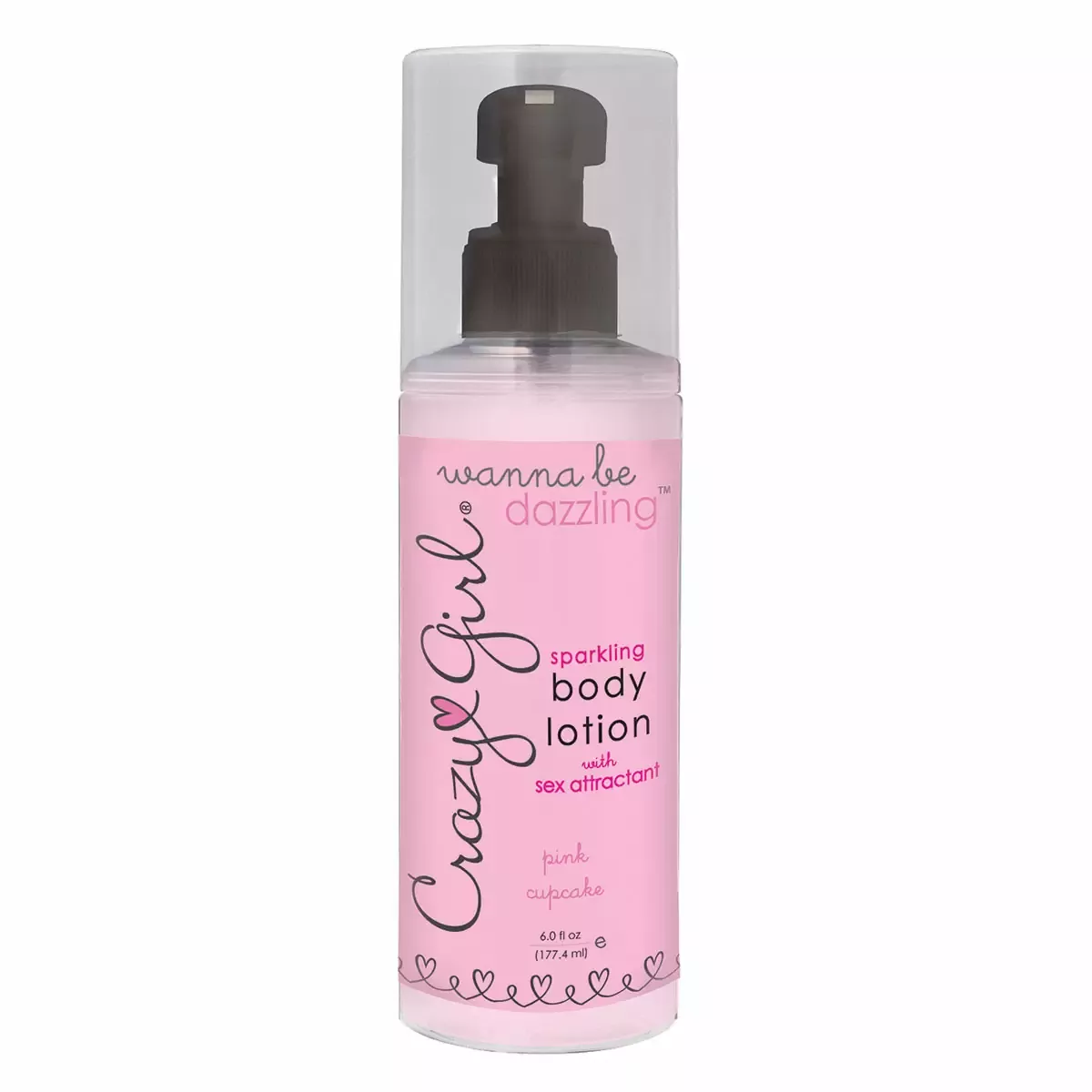 Wanna Be Dazzling Sparkling Body Lotion 6oz - Cupcake