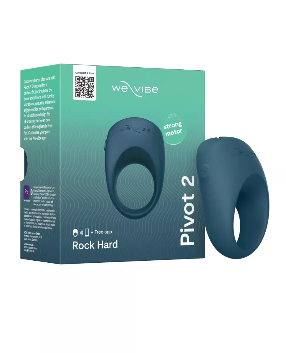 We-Vibe Pivot 2 Vibrating Couples Ring Slate