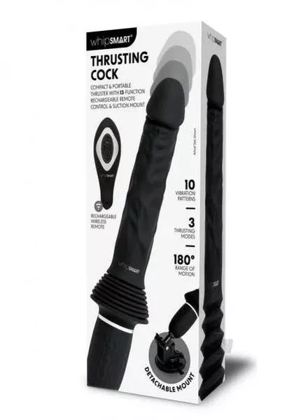 Whipsmart Thrusting Cock - 10 Vibration Patterns, 3 Thrusting Modes, Realistic Texture, Remote Control