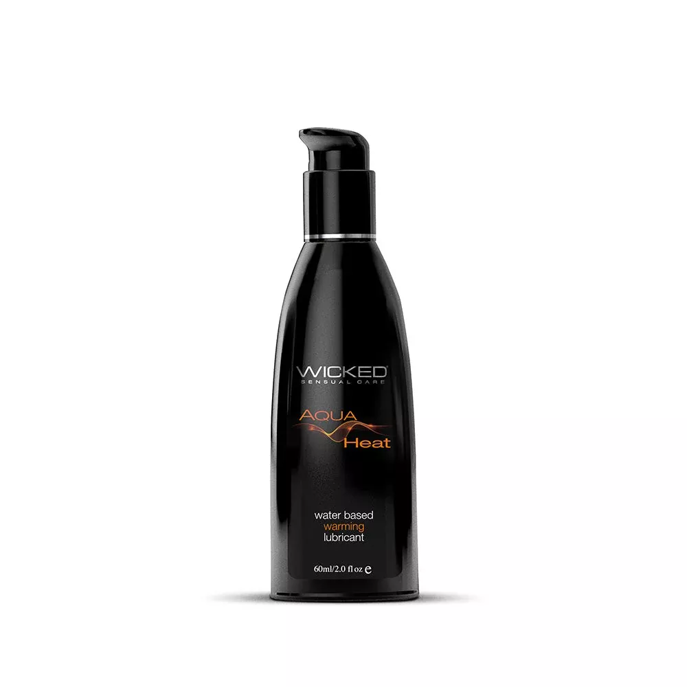 Wicked Aqua Heat Water-Based Warming Lubricant 2 oz.