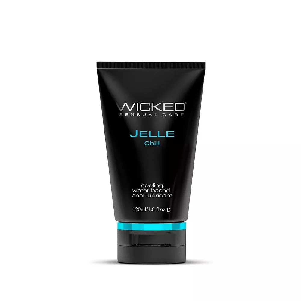 Wicked Jelle Chill Cooling Anal Lubricant 4 oz.