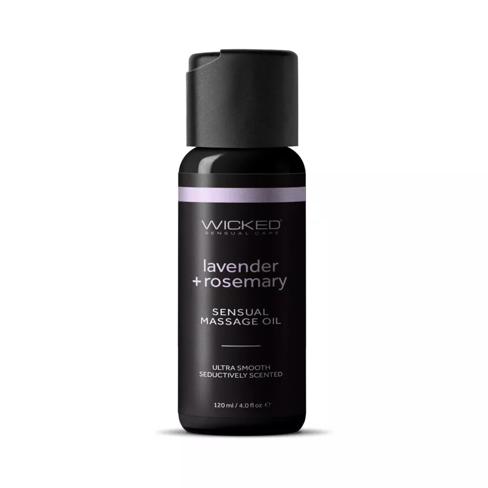 Wicked Lavender and Rosemary Massage Oil 4 oz.